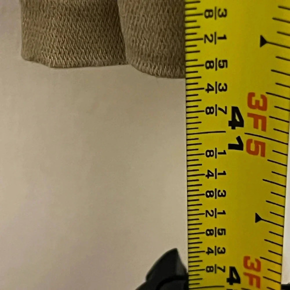 Lee relaxed fit classic 4 pocket style women pants size 16 medium color flax - Picture 10 of 15